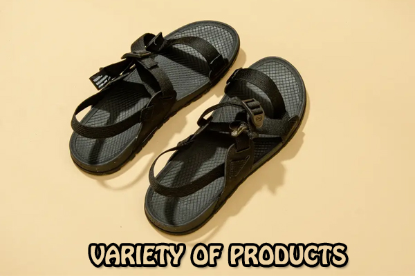 variety of products of surcell sandals
